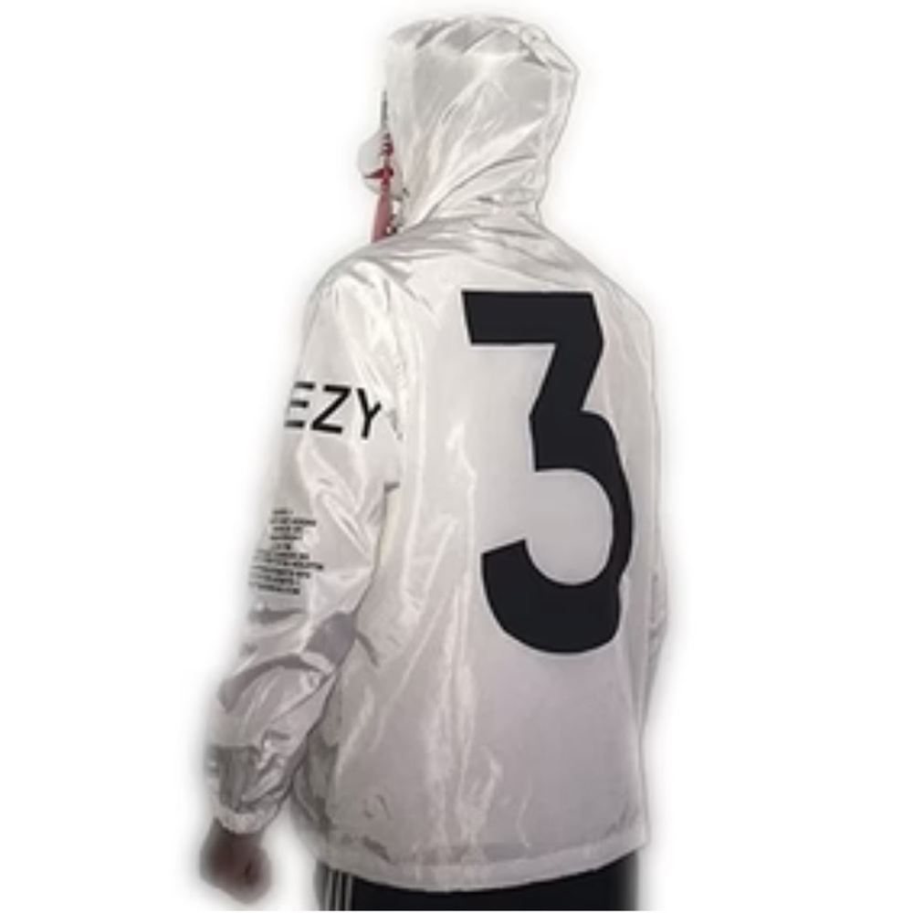 Kanye West Y3 Yeezus Season 3 Windbreaker Hip Hop Outwear Sz L Hoodie Minimalist